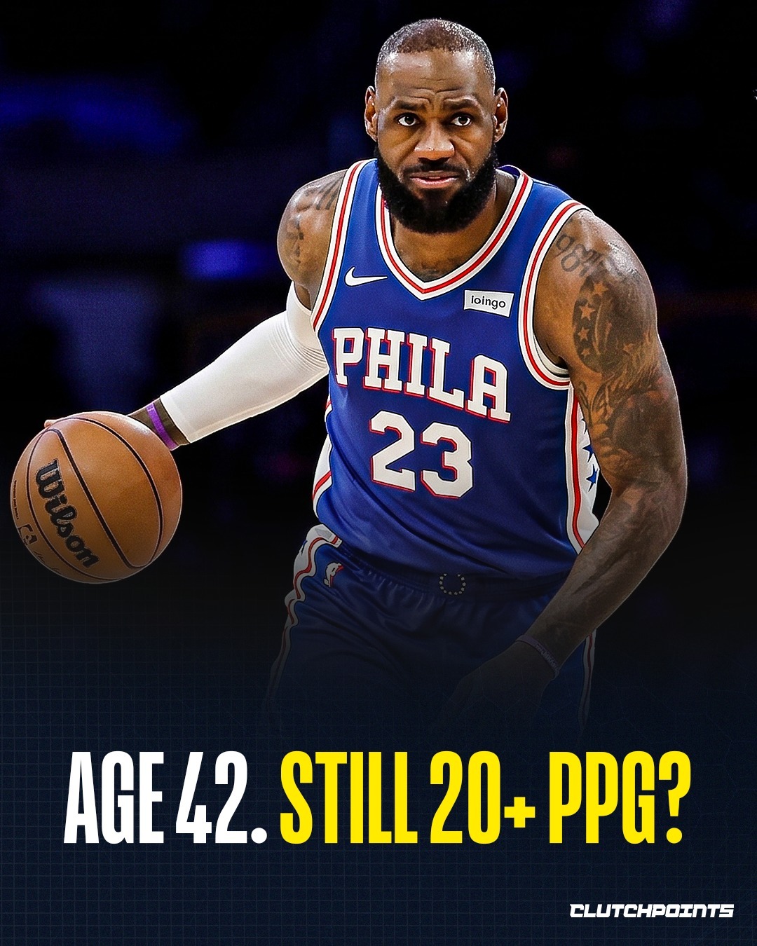 生涯单赛季场均从未低于20分！美媒：老詹还能把纪录再延续多久？