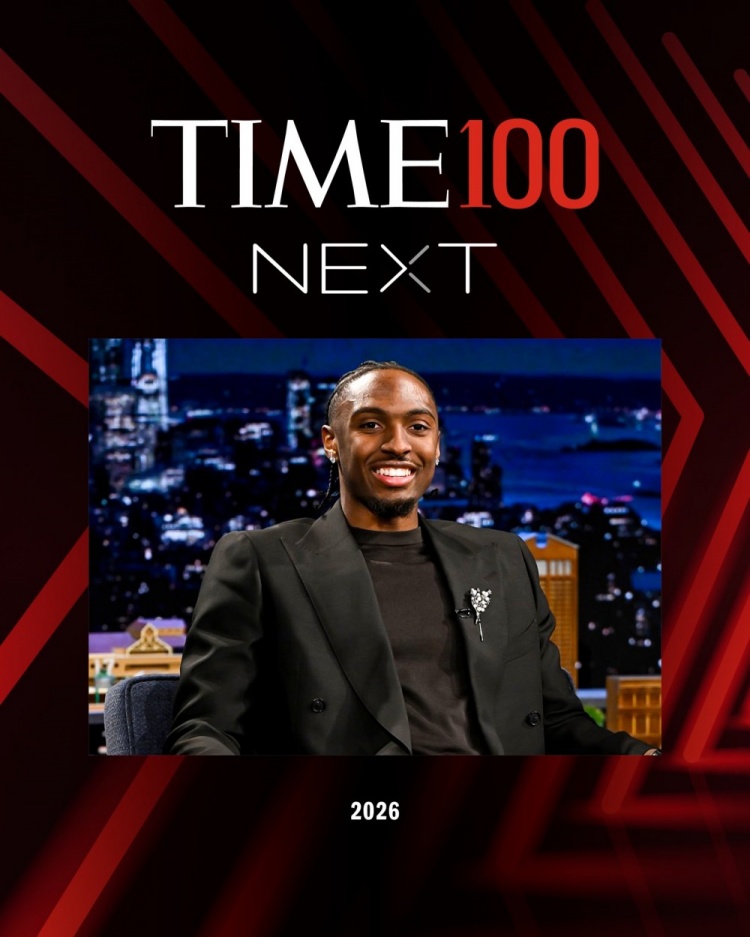 马克西荣获《时代》周刊2026年度百大新星提名 詹姆斯转发祝贺！